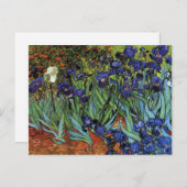 Van Gogh Irises Briefkaart (Voorkant / Achterkant)