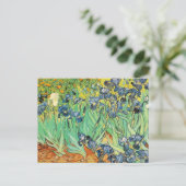 Van Gogh Irises Briefkaart (Staand voorkant)