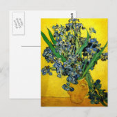 Van Gogh: Irises Briefkaart (Voorkant / Achterkant)
