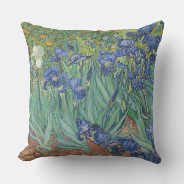 Van Gogh  Irises Buitenkussen (Voorkant)