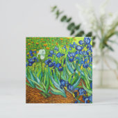 Van Gogh Irises Card (Staand voorkant)