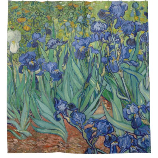 Van Gogh Irises Douchegordijn (Voorkant)