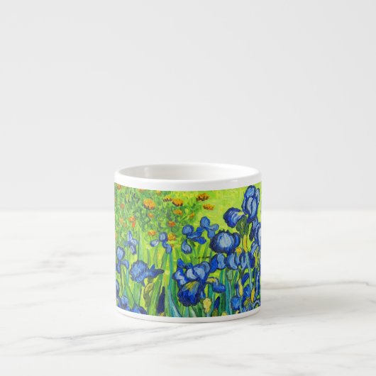 Van Gogh Irises Espresso Kop (Voorkant)