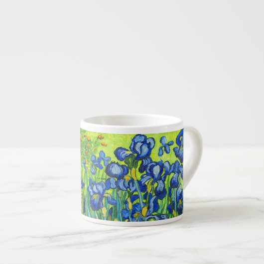Van Gogh Irises Espresso Kop (Voorkant rechts)