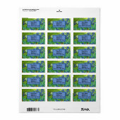 Van Gogh Irises Etiket (Full Sheet)
