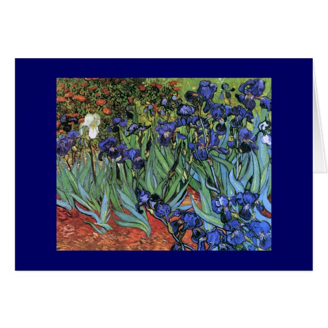 Van Gogh Irises (F608)  Fine Art (Voorkant Horizontaal)