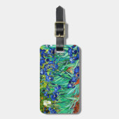 Van Gogh Irises (F608) Fine Art Bagagelabel (Voorkant verticaal)