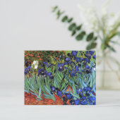 Van Gogh Irises (F608)  Fine Art Briefkaart (Staand voorkant)