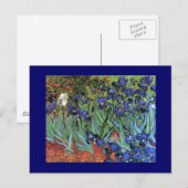 Van Gogh Irises (F608)  Fine Art Briefkaart (Voorkant / Achterkant)