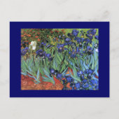 Van Gogh Irises (F608)  Fine Art Briefkaart (Voorkant)