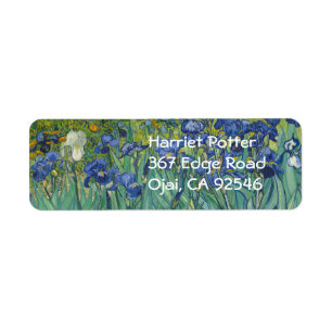 Van Gogh Irises (F608) Fine Art Etiket