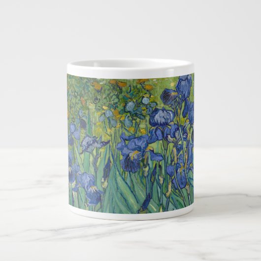 Van Gogh Irises (F608) Fine Art Grote Koffiekop (Voorkant)
