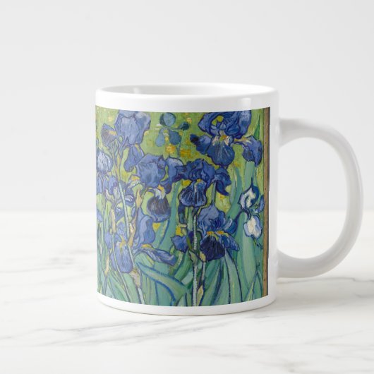 Van Gogh Irises (F608) Fine Art Grote Koffiekop (Rechts)