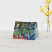Van Gogh Irises (F608)  Fine Art Kaart (Gele Bloem)