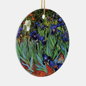 Van Gogh Irises (F608)  Fine Art Keramisch Ornament (Rechts)
