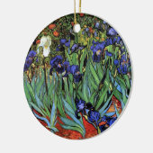 Van Gogh Irises (F608)  Fine Art Keramisch Ornament (Links)