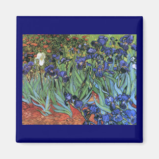 Van Gogh Irises (F608)  Fine Art Magneet