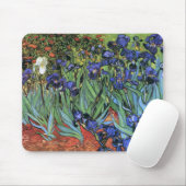 Van Gogh Irises (F608)  Fine Art Muismat (Met muis)