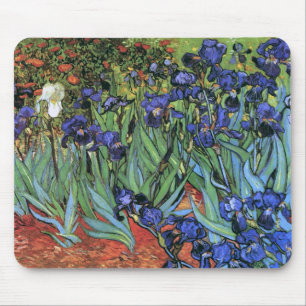 Van Gogh Irises (F608)  Fine Art Muismat