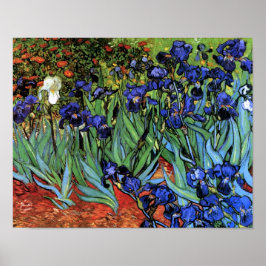 Van Gogh Irises (F608)  Fine Art Poster