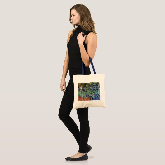 Van Gogh Irises (F608)  Fine Art Tote Bag (Voorkant (model))