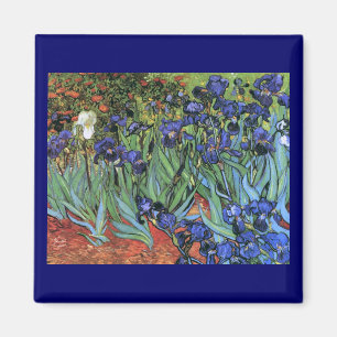 Van Gogh Irises (F608) Vintage Fijn Art. Magneet