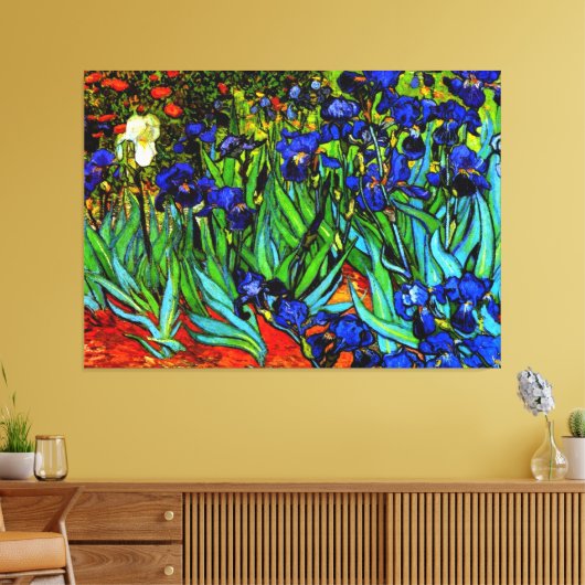 Van Gogh - Irises, fijn kunstschilderij Canvas Afdruk (Insitu (Woonkamer))