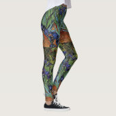 Van Gogh Irises Fijne Kunst Leggings Broek (Rechts)