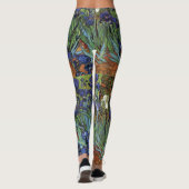 Van Gogh Irises Fijne Kunst Leggings Broek (Achterkant)