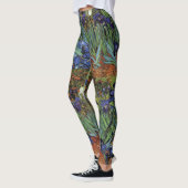 Van Gogh Irises Fijne Kunst Leggings Broek (Links)
