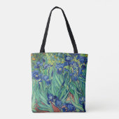 Van Gogh - Irises Fine Art Shopping Tote Bag (Achterkant)