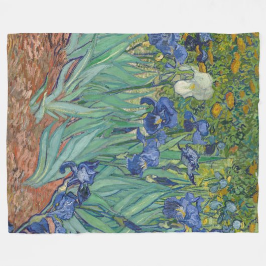 Van Gogh  Irises Fleece (Voorkant (Horizontaal))