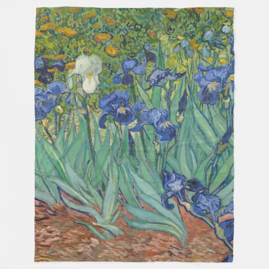 Van Gogh  Irises Fleece Deken (Voorkant)