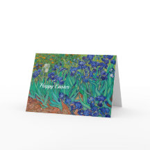 Van Gogh Irises Floral Painting  Pasen