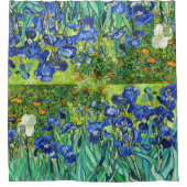 Van Gogh Irises Flowers Painting Shower Curtain Douchegordijn (Voorkant)