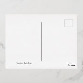 Van Gogh - Irises Folie Feestdagen Briefkaart (Achterkant)