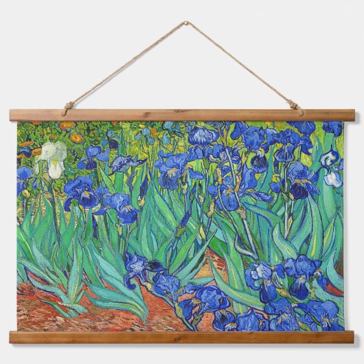 Van Gogh  Irises Hangend Wandkleed (Voorkant)