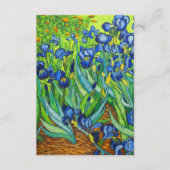 Van Gogh Irises Informatiekaartje (Voorkant)