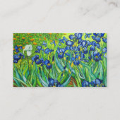 Van Gogh Irises Informatiekaartje (Voorkant)