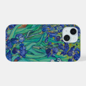 Van Gogh Irises iPhone 15 Case (Achterkant horizontaal)