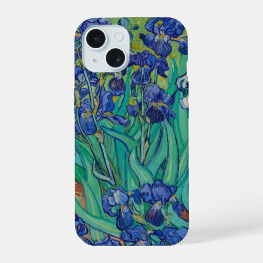 Van Gogh Irises iPhone 15 Case (Achterkant)