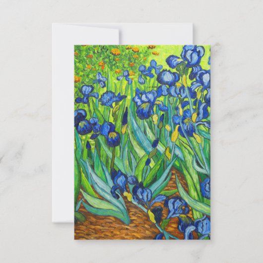 Van Gogh Irises Kaart (Voorkant)
