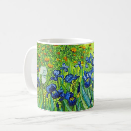 Van Gogh Irises Koffiemok (Voorkant links)