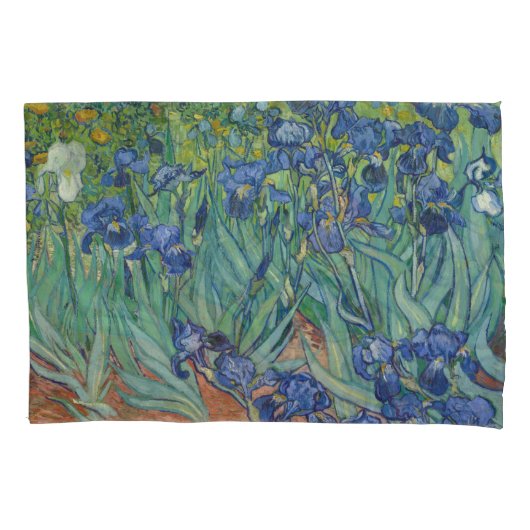 Van Gogh  Irises Kussensloop (Voorkant-Links)