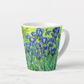 Van Gogh Irises Latte Mok (Rechterhoek)