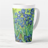 Van Gogh Irises Latte Mok (Rechterhoek)