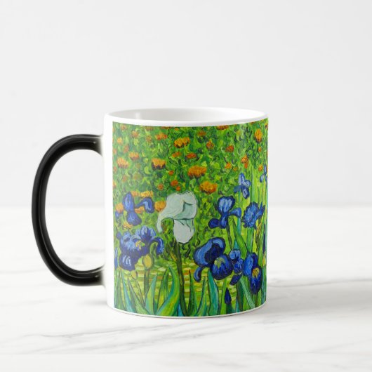 Van Gogh Irises Magische Mok (Links)
