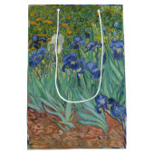 Van Gogh  Irises Medium Cadeauzakje (Achterkant)