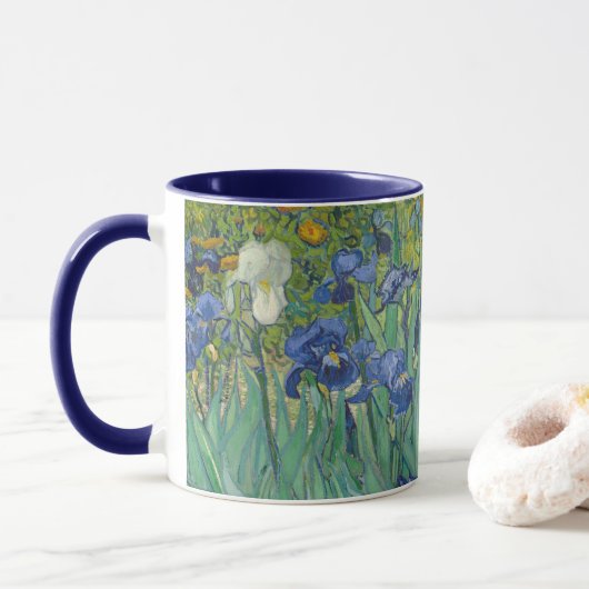 Van Gogh  Irises Mok (Met donut)