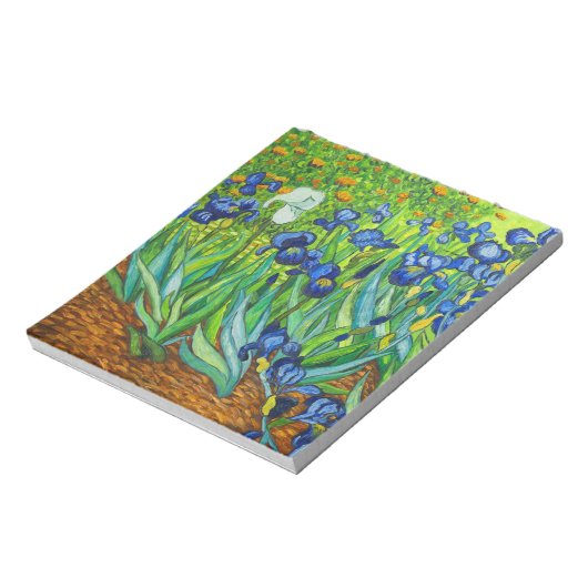 Van Gogh Irises Notitieblok (Linkerzijde)